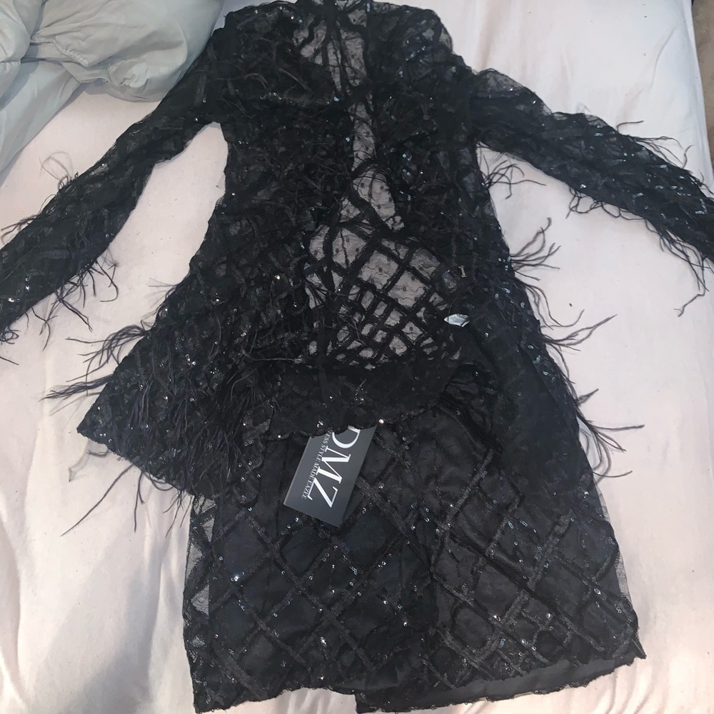 2 piece Feather Birthday Set